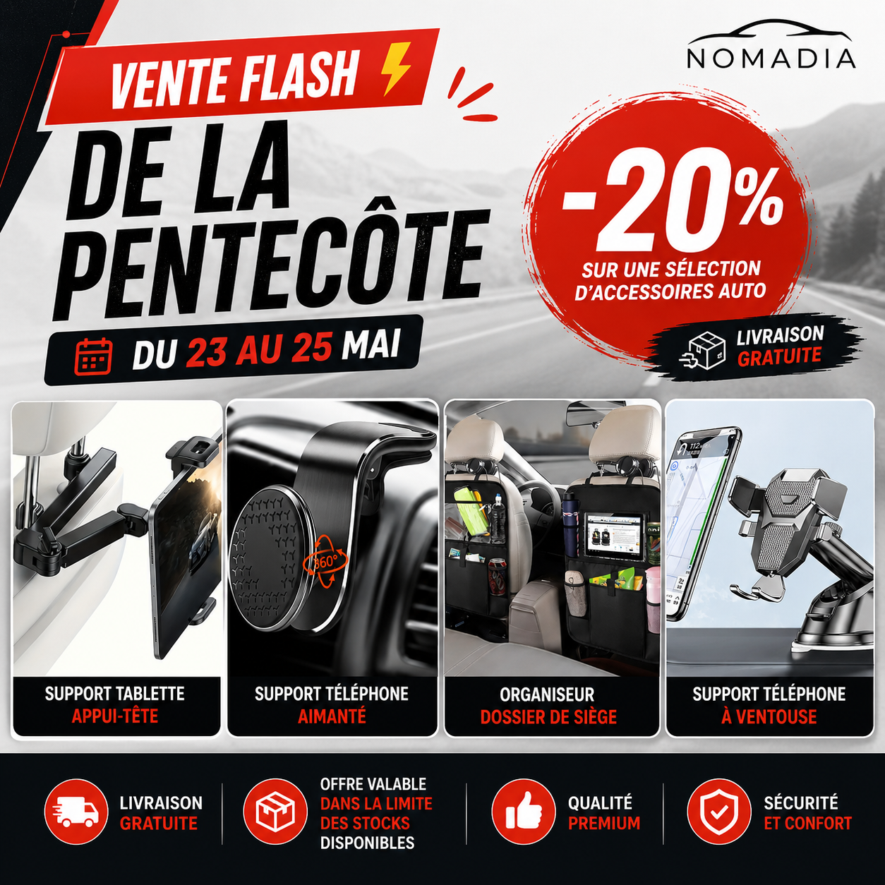 🔥 Vente Flash de la Pentecôte -20 %