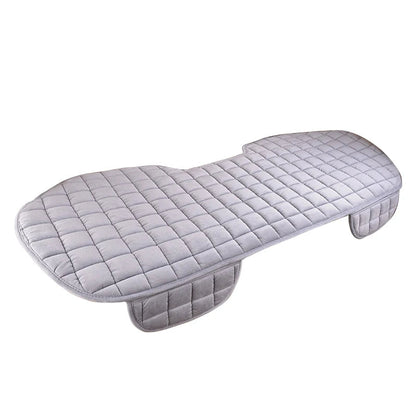 Protection de siège auto pour assise arrière, 1 pièce, coloris gris, tissu matelassé