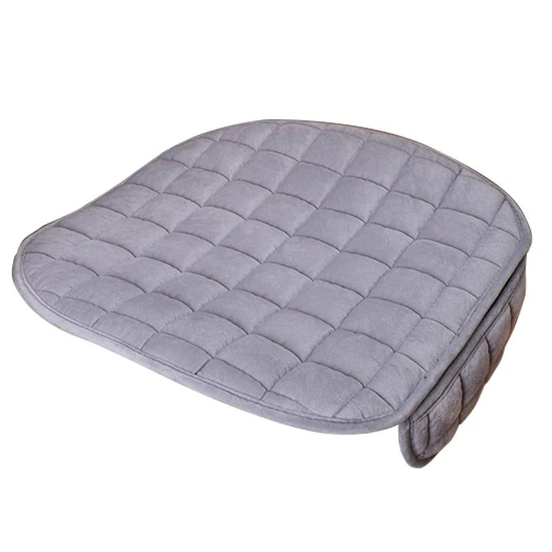 Protection de siège auto pour assise avant, 1 pièce, coloris gris, tissu matelassé