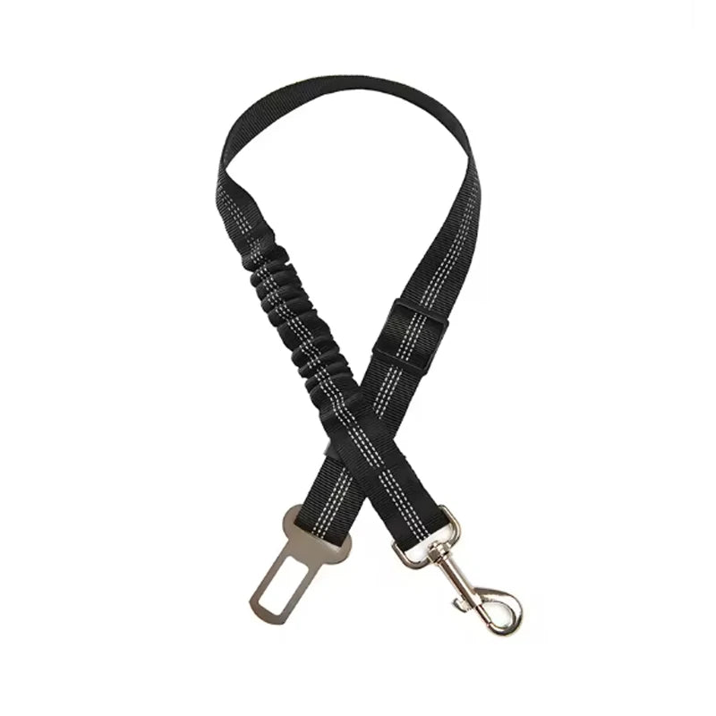 Ceinture de sécurité pour chien réglable avec amortisseur