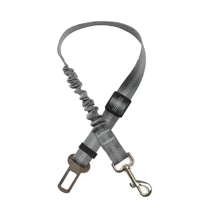 Ceinture de sécurité pour chien réglable avec amortisseur