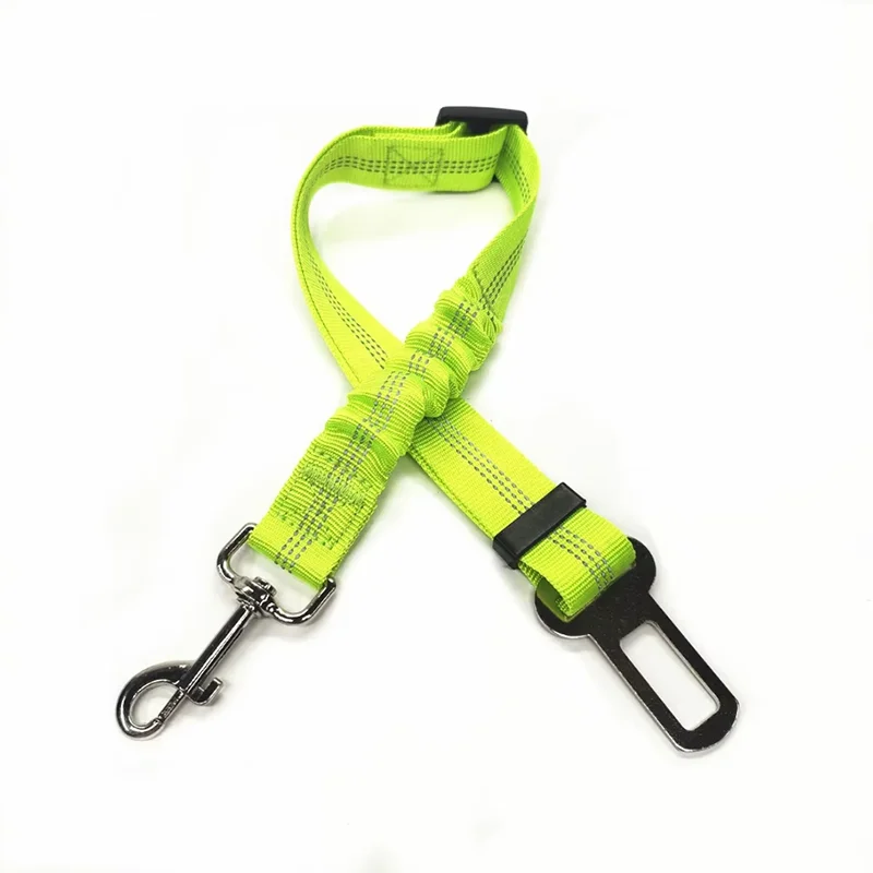 Ceinture de sécurité pour chien réglable avec amortisseur