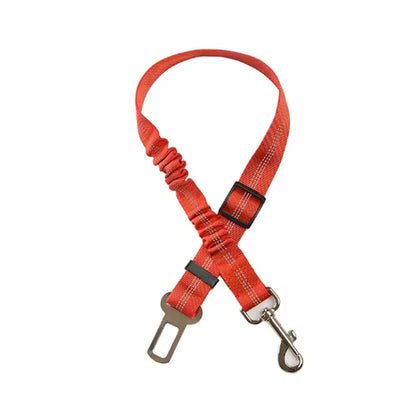 Ceinture de sécurité pour chien réglable avec amortisseur