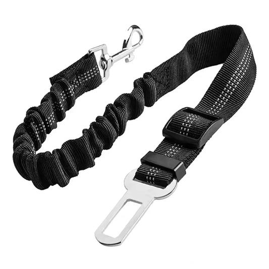 Ceinture de sécurité pour chien réglable avec amortisseur