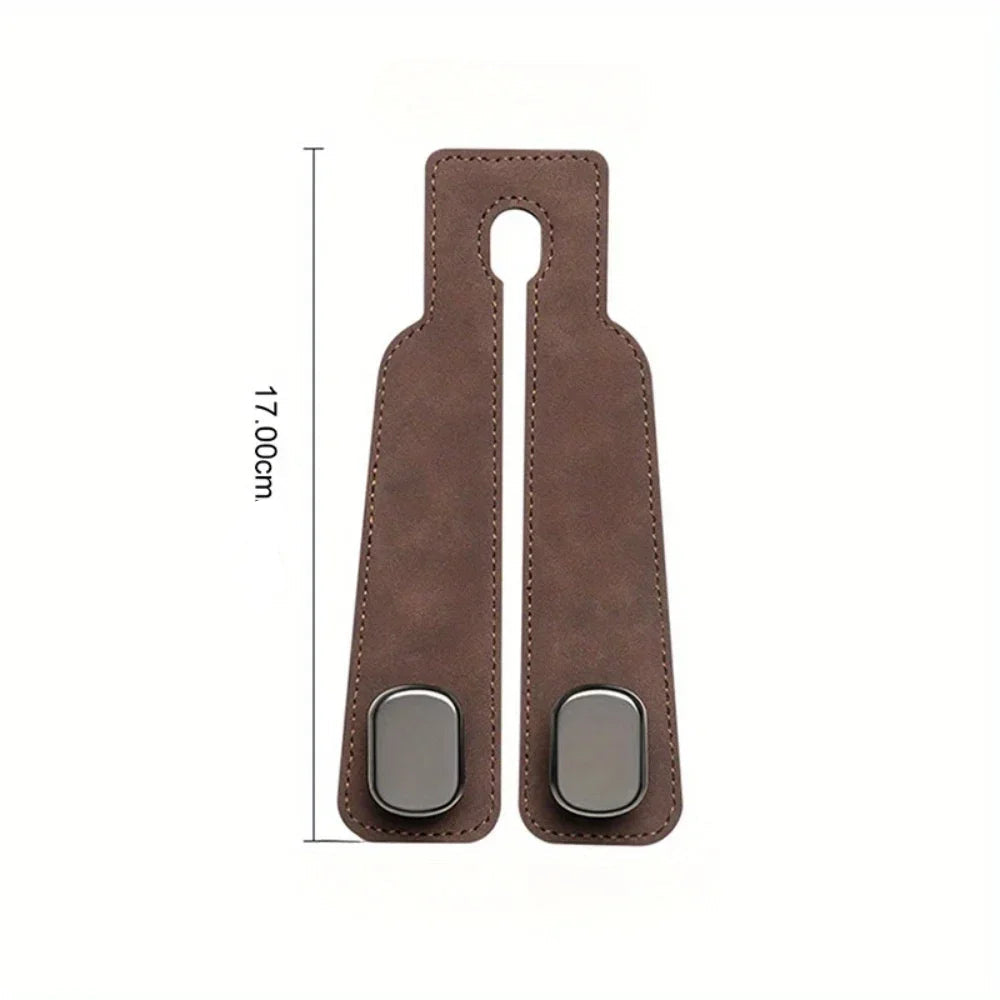 Crochets de rangement pour appuie-tête , coloris marron 