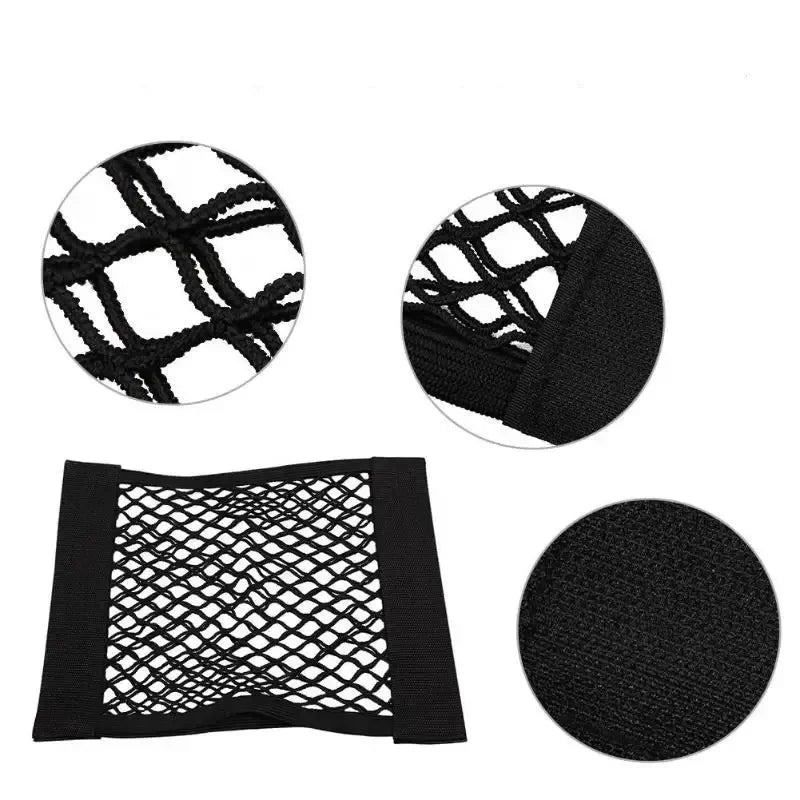 filet de rangement de coffre voiture en maille élastique