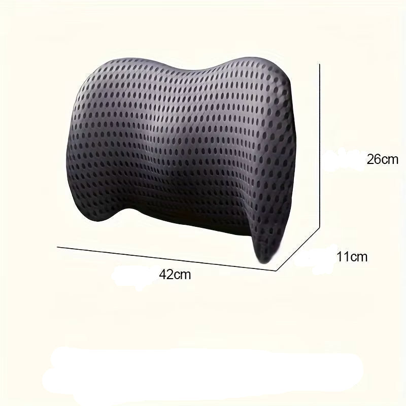 Dimensions du coussin lombaire ergonomique 3D en mousse à mémoire de forme pour siège de voiture
