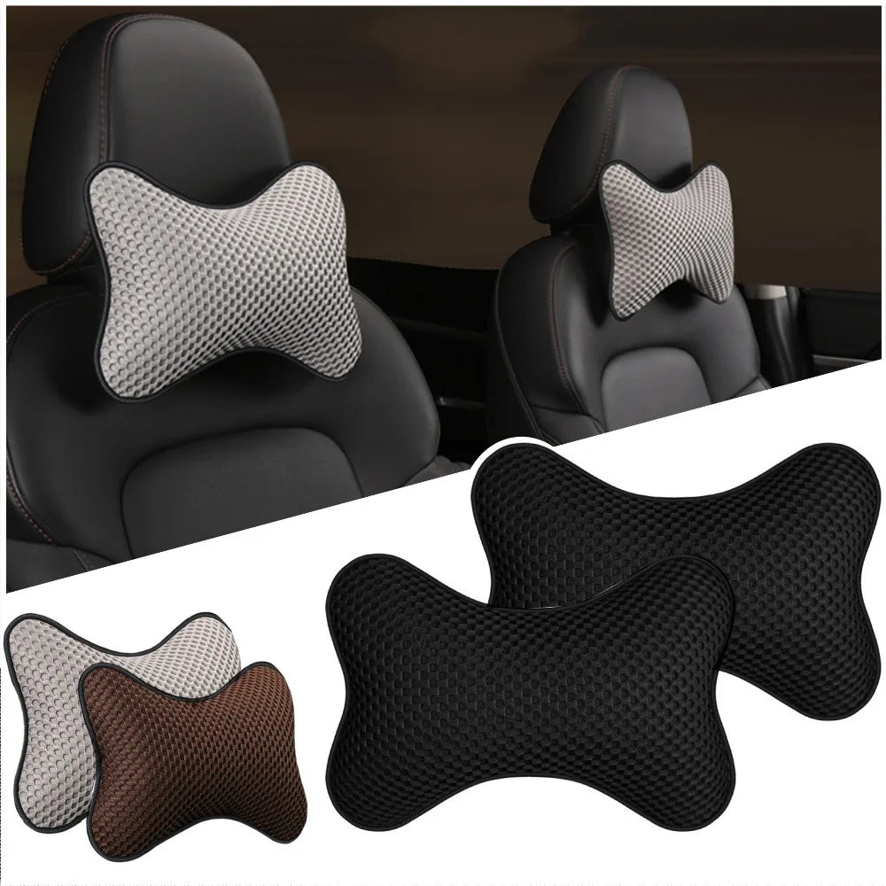 Coussins repose-tête ergonomiques pour voiture, lot de 2, accessoires de confort intérieur.