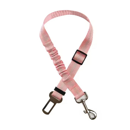Ceinture de sécurité pour chien réglable avec amortisseur