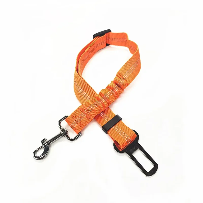 Ceinture de sécurité pour chien réglable avec amortisseur