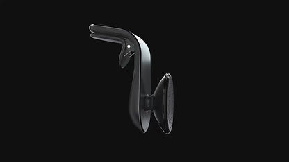 Vidéo de démonstration du support téléphone magnétique pour voiture fixé sur grille d’aération.